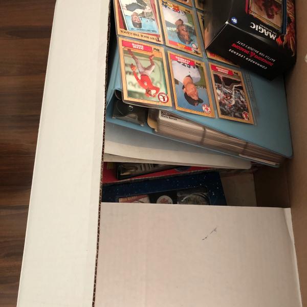 Photo of Huge Collection of Sport Cards, Comic books