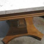 Pair of marble top tables