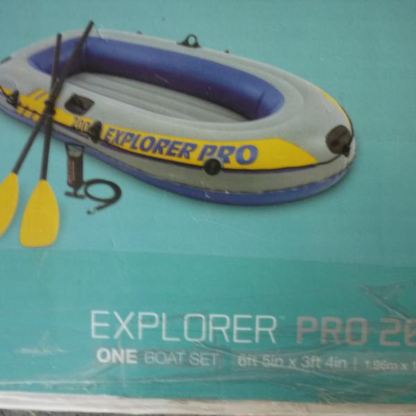 Photo of Inflatable Boat- INTEX Explorer 200-tested, never used!