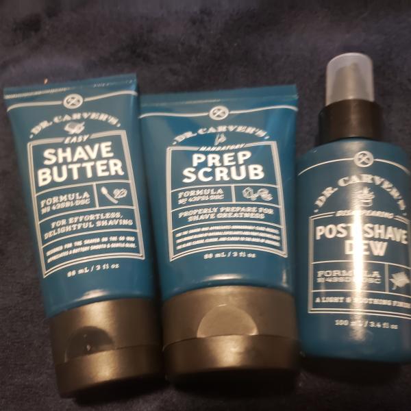 Photo of Dr. Carvers shave travel size 