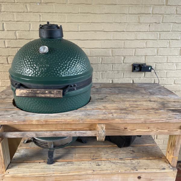 Photo of Green Egg with Table