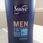 Suave men's 2in1 shampoo & conditioner, Dove men's body wash