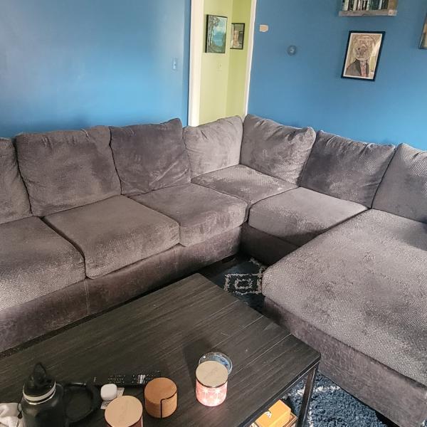 Photo of Super comfy sectional sofa 