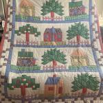 ARCH QUILTS Farm House cabin decor tree house 64" x 82" 