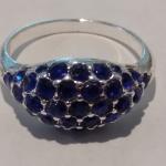 Blue Stone Ring - size 8  (NEW)