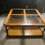 3 piece living room set coffee table and 2 end tables