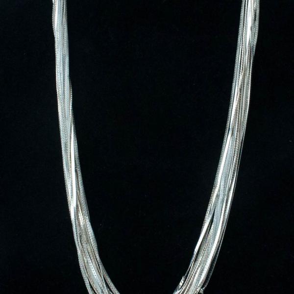 Photo of SS multi-strand herringbone necklace