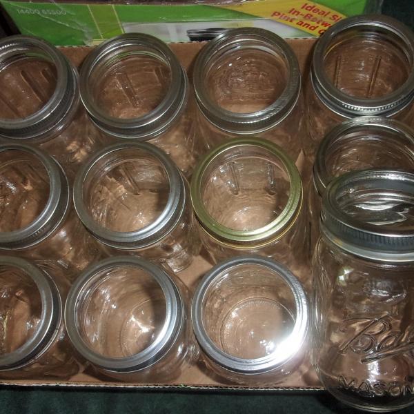 Photo of 16oz Pint Mason Jars with Bands, 24 Count