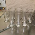 Set of Libbey tall beer glasses - 13