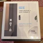 Blink - Video Doorbell + Sync Module 2 - Wired or wire free, Two way Black