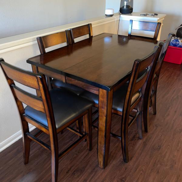 Photo of Solid wood dining table 
