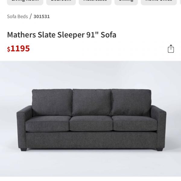 Photo of Sleeper sofa 
