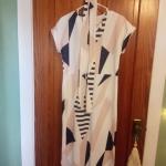 Shein abstract midi dress