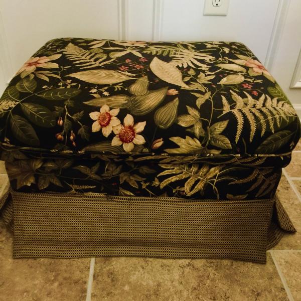 Photo of Attractive Upholstered Hassock
