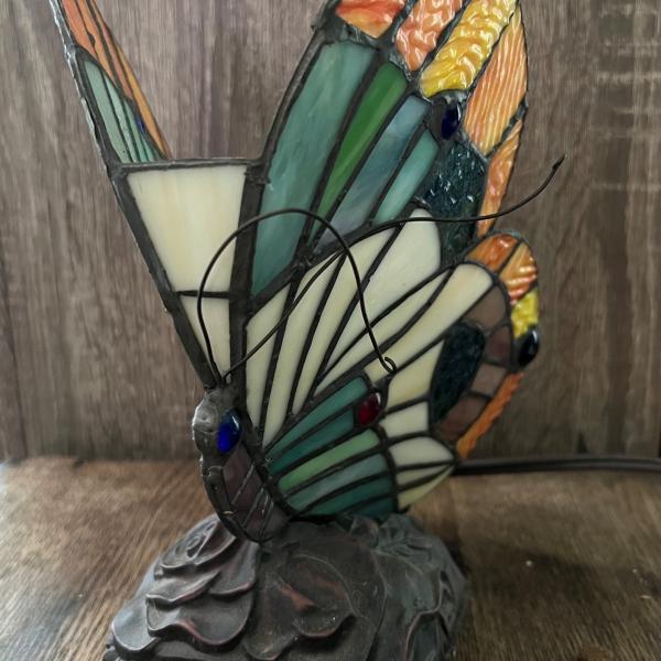 Photo of Stained glass butterfly light