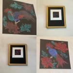 C BUTLER PENDLEY  ~ Pair (2) ~ Gold Framed Bird Prints
