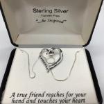 Sterling Silver Pendant and Italy 925 Chain. In Box