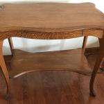Antique Wolverine American Tiger Oak Library Table