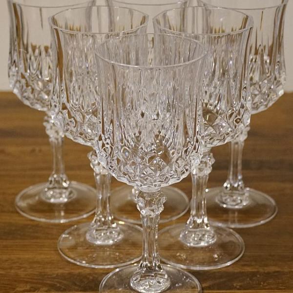 Photo of 6 Longchamp Crystal D'arques Glasses