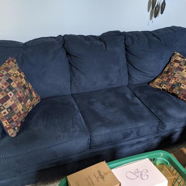 Photo of Navy Ashley Sleeper Sofa