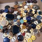 Awesome Lot of Vintage Bakelite, Celluloid, etc. Buttons