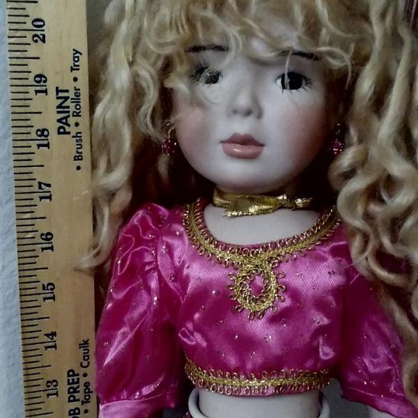 Photo of Rare 22" Cindy Shafer "Sheena" Porcelain doll