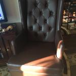 Leather chair / rocker 