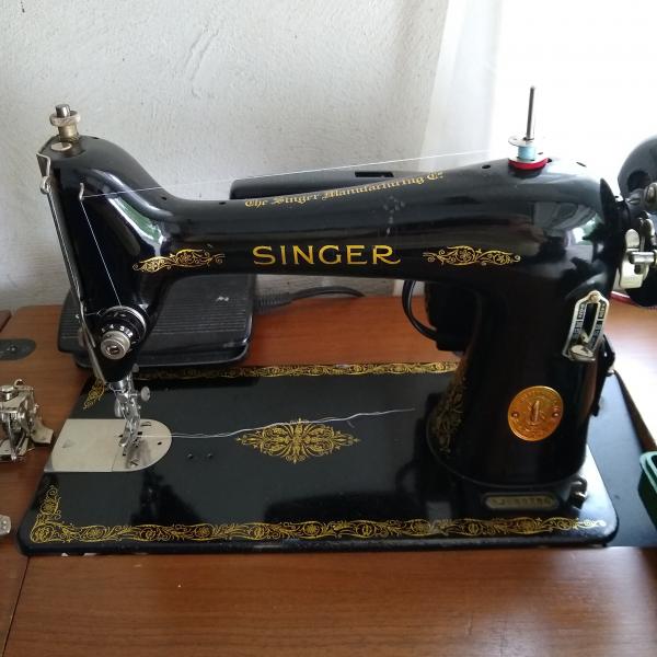 Photo of Vintage Singer sewing machine