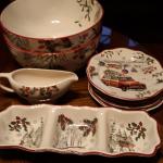 New Holiday Edition Heritage Collection retired pattern  8 Serving Pieces