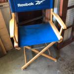 Vintage Rare Wooden Director's Chair by Reebok