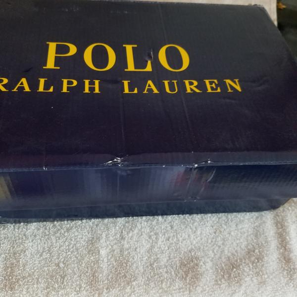 Photo of Brand New Ralph Lauren POLO Faxon X-SK-LTL black canvas sneaker.