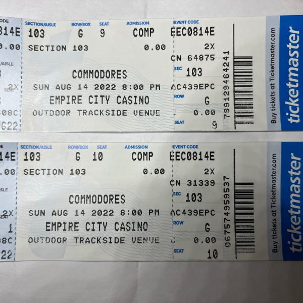 Photo of THE COMMODORES LIVE 2 Tickets