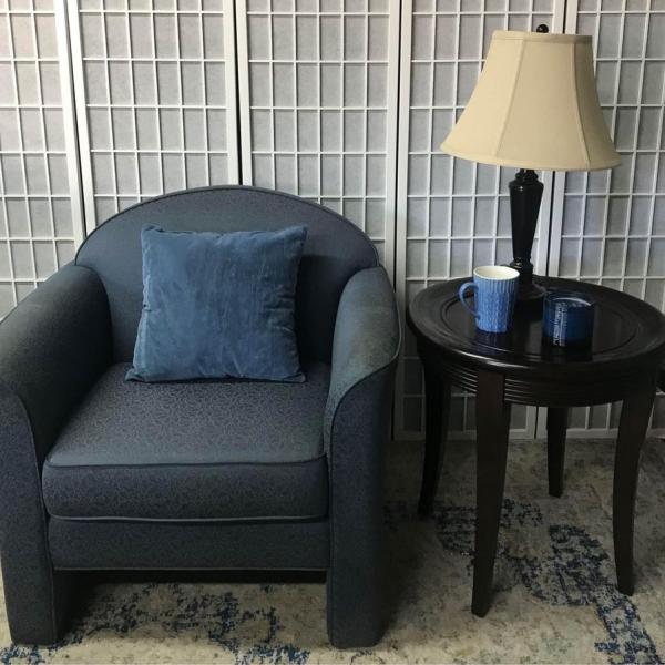Photo of Blue Club Chair