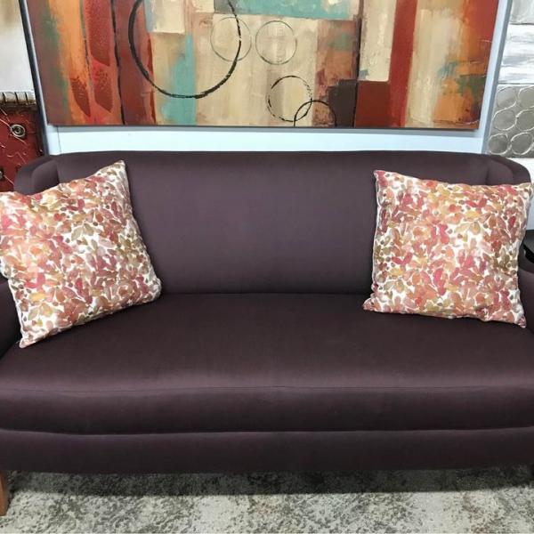 Photo of Plum Colored Couch