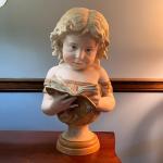 Large Antique Porcelain Bust