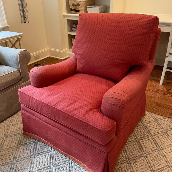 Photo of Upholstered club chair