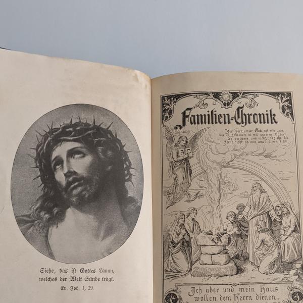 Photo of 1902 in German, Lutheran Prayer Book Vintage & Collectable.