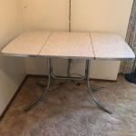 Vintage Mid-Century Modern MCM Chrome and Formica Table by Virtue Bros. of Los A