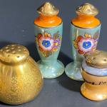 LOT 22: Luster Ware Hand Painted, Made in Japan Salt/Pepper Set & More