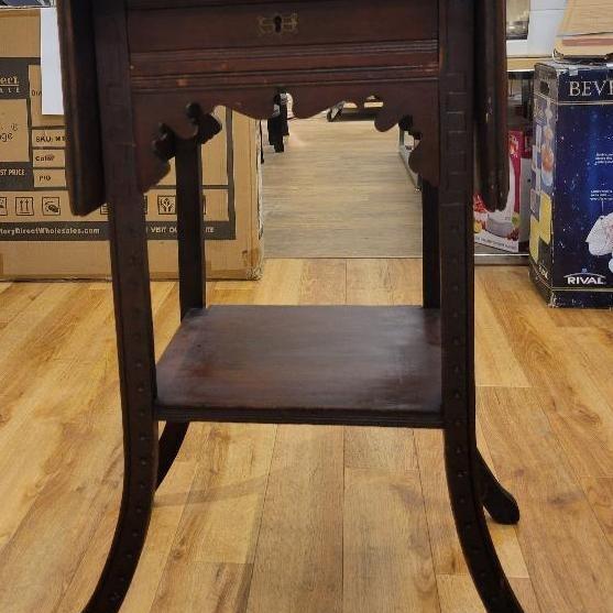 Photo of Antique  Drop Leaf Table with Drawer
