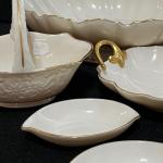 LENOX ~ Five (5) Assorted 24 Gold Trim Decorative Porcelain