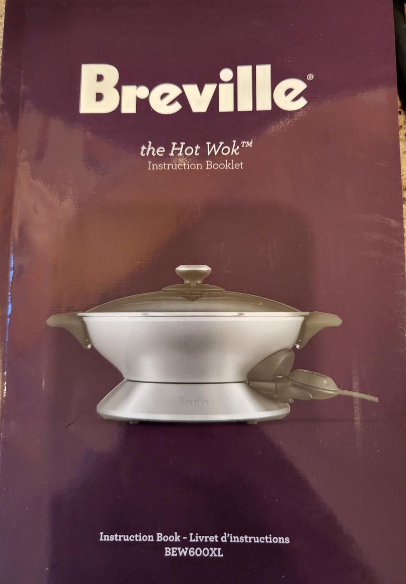 Photo 1 of Breville Hot Wok 6 qt. Stainless steel electric Wok 