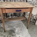 Antique Weathered Wooden Table