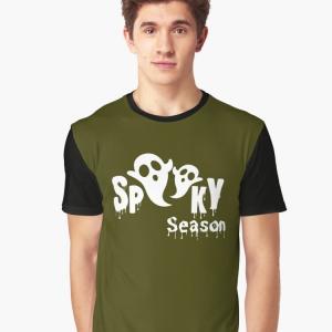 Photo of Cute Spooky Season Halloween Sublimation Graphic T-Shirt
