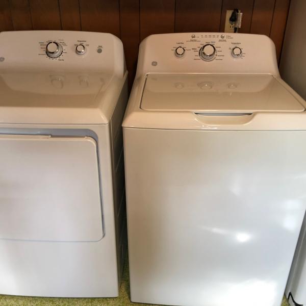 Photo of GE Washer and Dryer