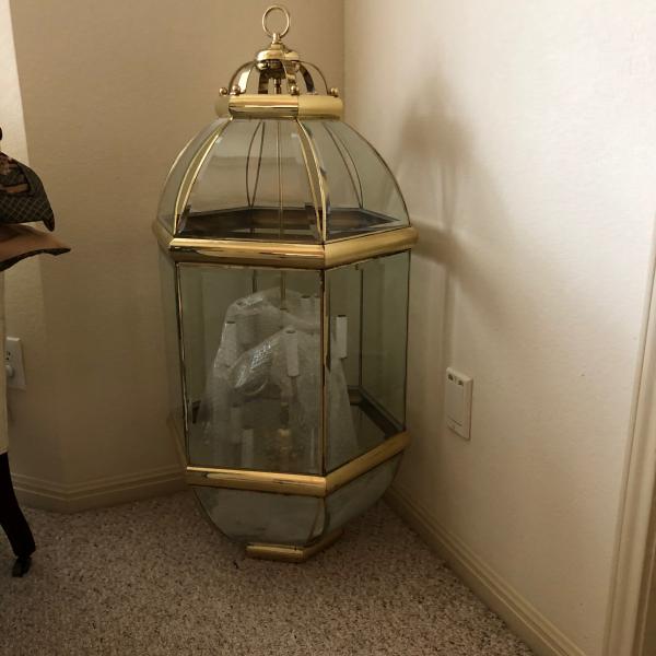 Photo of Brass chandelier 
