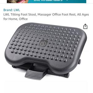 Photo of NEW in box  Adjustable foot rest  