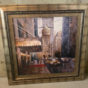 Photo of Large New York Canvas Art and Frame