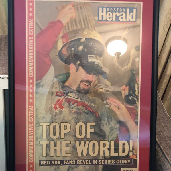 Photo of Red Sox Champion poster
