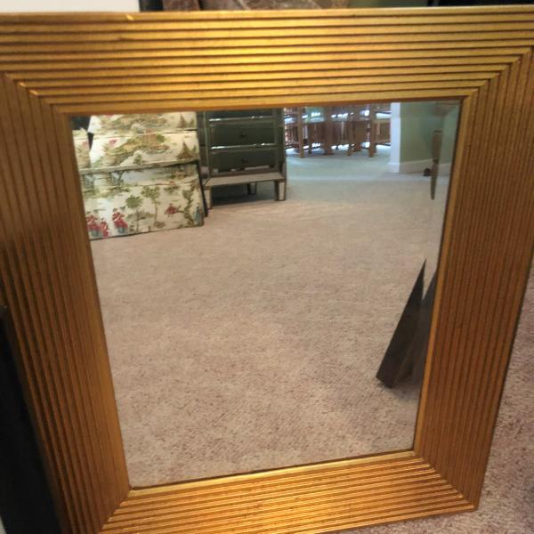 Photo of gold trim mirror